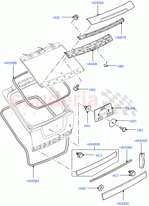 Part Diagram for Land Rover CQD500010