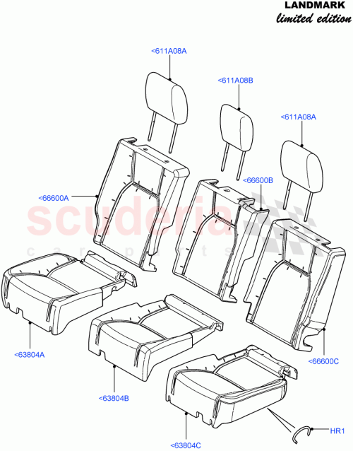 Part Diagram for Land Rover LR026653