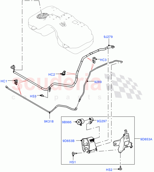 Part Diagram for Land Rover LR143247