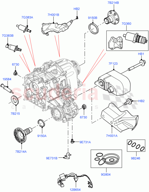 Part Diagram for Land Rover LR160883