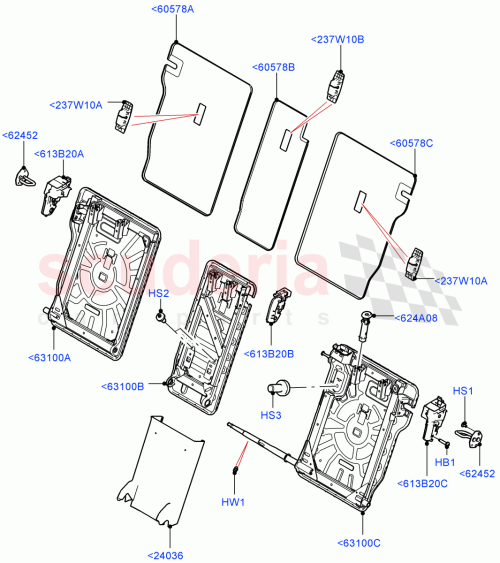 Part Diagram for Land Rover LR131872
