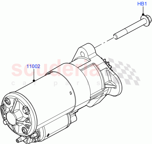 Part Diagram for Land Rover LR141104