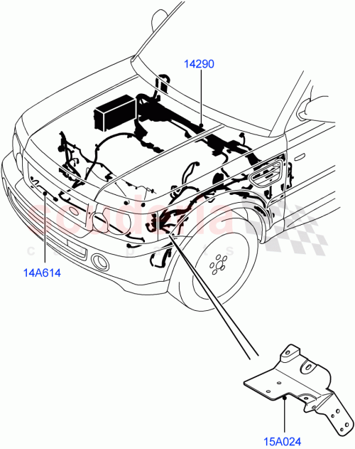 Part Diagram for Land Rover LR052012