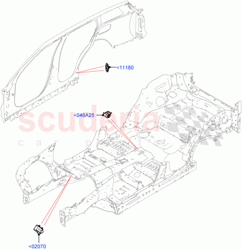 Part Diagram for Land Rover LR164797
