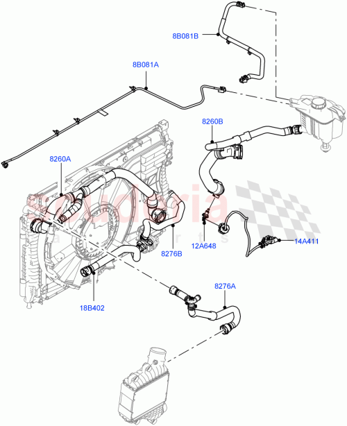 Part Diagram for Land Rover LR115226