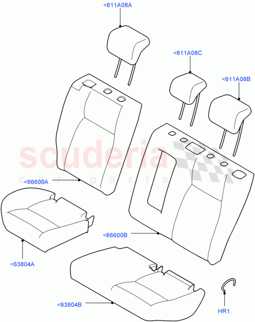 Part Diagram for Land Rover LR127660