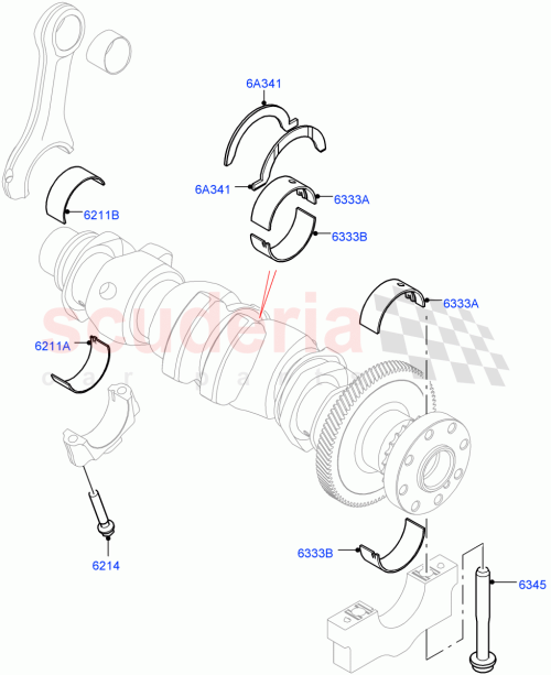 Part Diagram for Land Rover LR161220