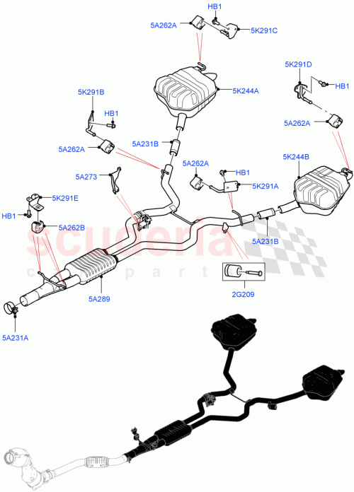 Part Diagram for Land Rover LR105220