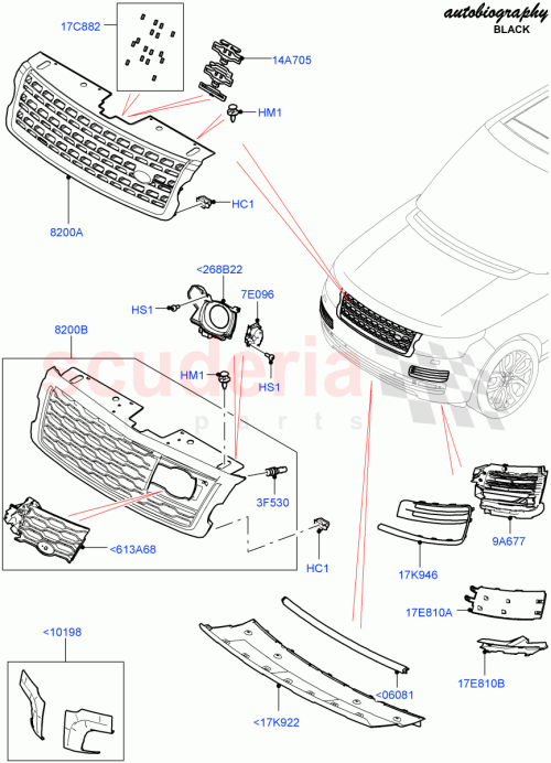 Part Diagram for Land Rover LR116495