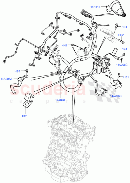 Part Diagram for Land Rover LR047596