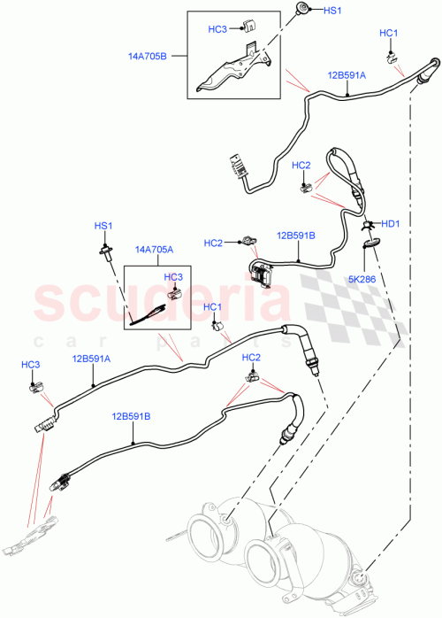 Part Diagram for Land Rover LR163183