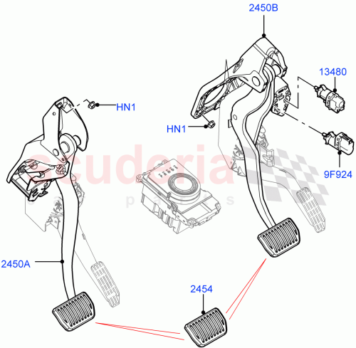 Part Diagram for Land Rover LR027630