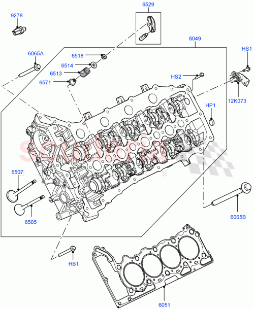 Part Diagram for Land Rover LR022735