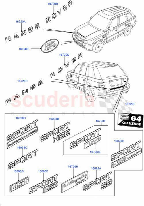 Part Diagram for Land Rover LR020550