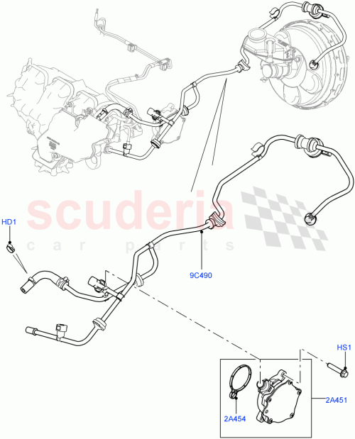 Part Diagram for Land Rover LR069001