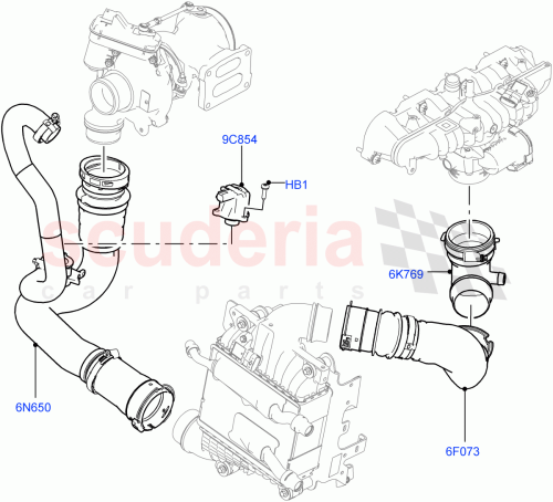 Part Diagram for Land Rover LR138626