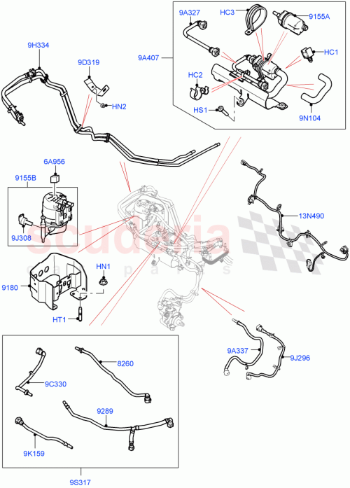 Part Diagram for Land Rover LR110378