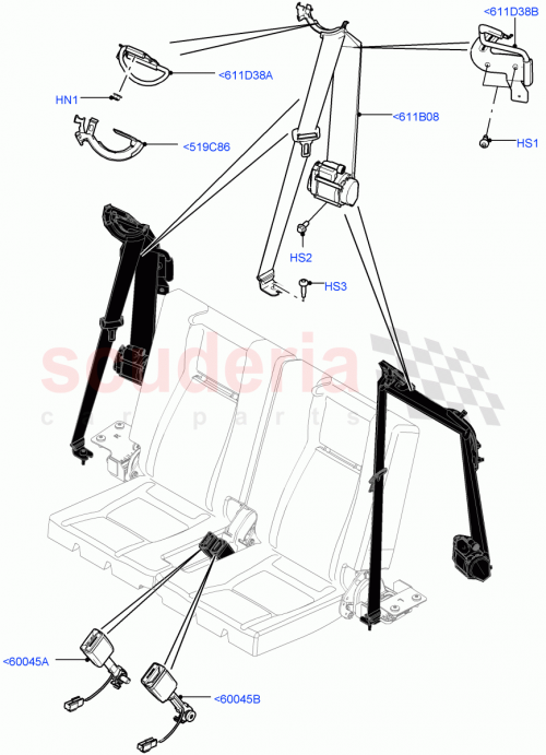 Part Diagram for Land Rover LR061333