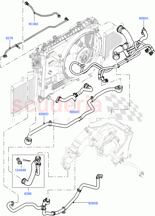 Part Diagram for Land Rover LR103570