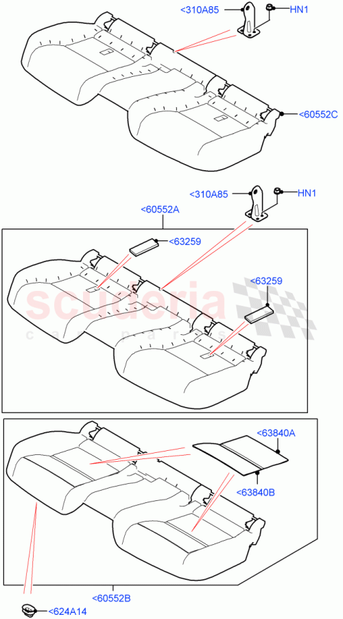 Part Diagram for Land Rover LR135952