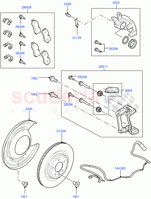 Part Diagram for Land Rover LR036572