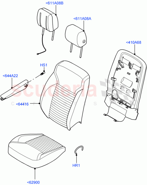 Part Diagram for Land Rover LR105263