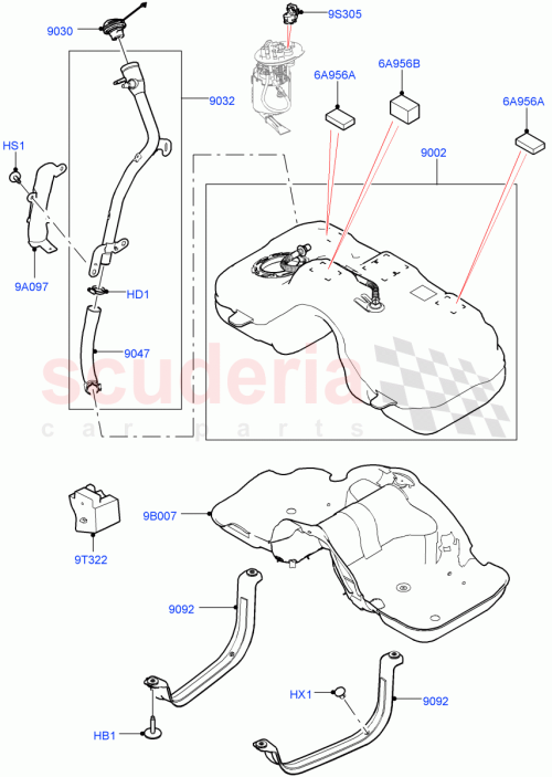 Part Diagram for Land Rover LR155678