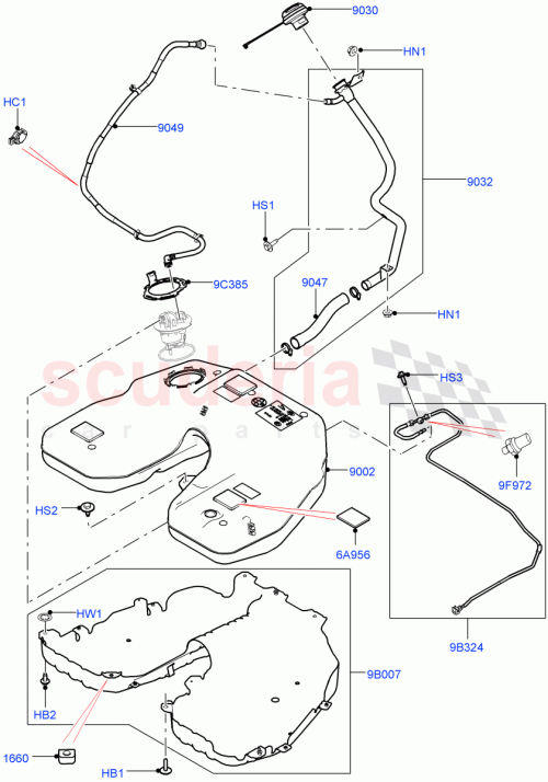 Part Diagram for Land Rover LR051675