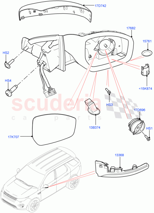 Part Diagram for Land Rover LR075742
