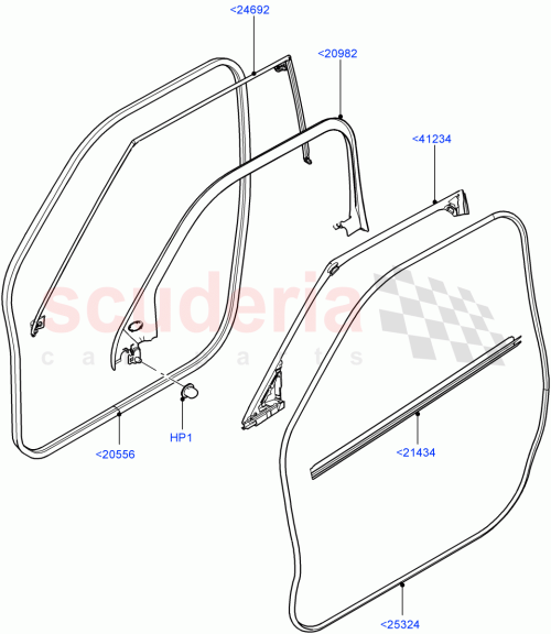Part Diagram for Land Rover LR033099