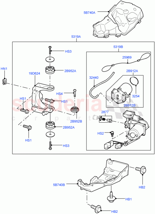 Part Diagram for Land Rover RQQ500020