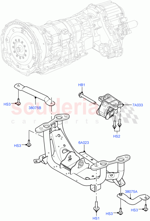 Part Diagram for Land Rover LR129040