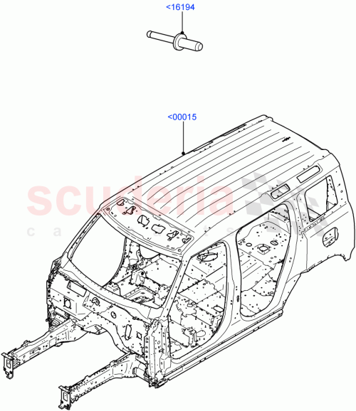 Part Diagram for Land Rover LR131233
