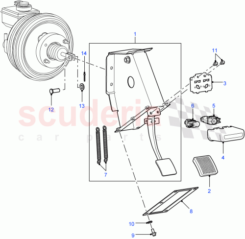 Part Diagram for Land Rover IPK500020