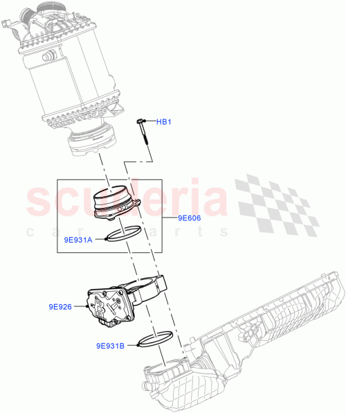 Part Diagram for Land Rover LR158679