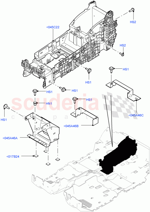 Part Diagram for Land Rover LR038102