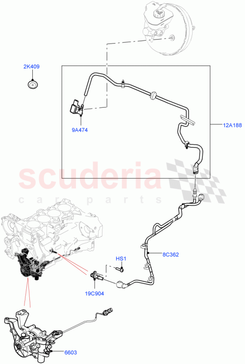 Part Diagram for Land Rover LR082319