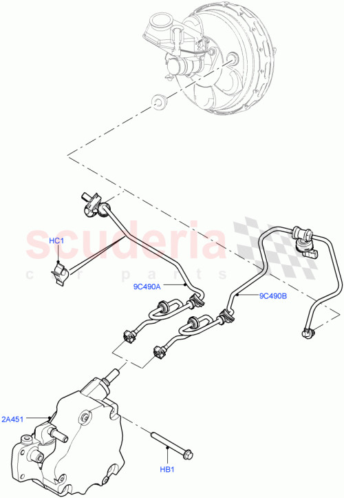 Part Diagram for Land Rover LR061025