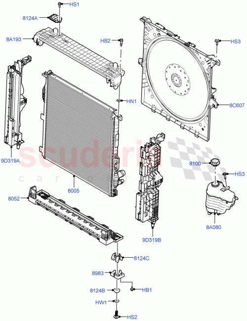 Part Diagram for Land Rover LR145134