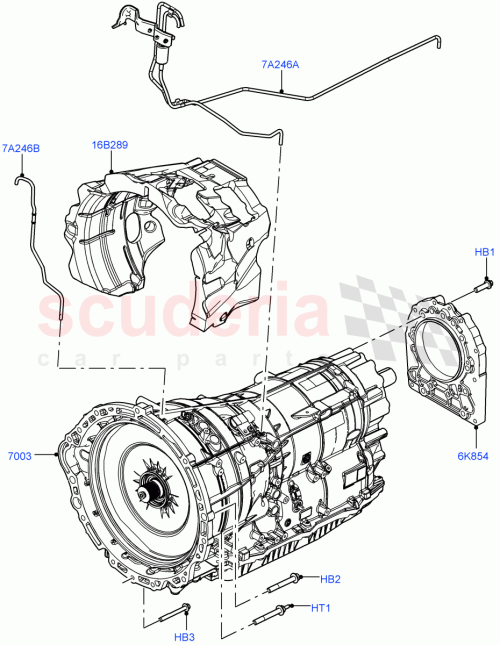 Part Diagram for Land Rover LR155137