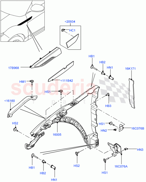 Part Diagram for Land Rover LR067701