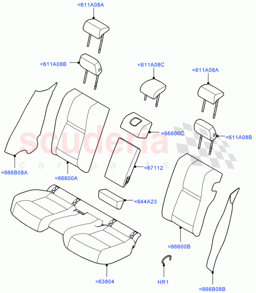 Part Diagram for Land Rover LR092146