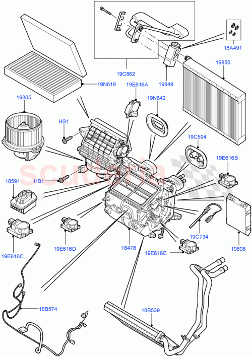 Part Diagram for Land Rover FYP500240