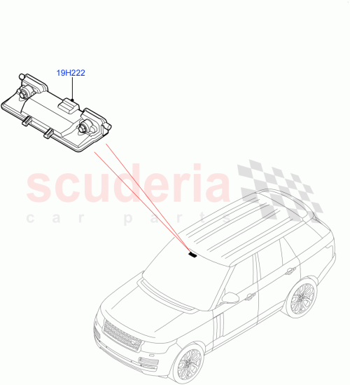 Part Diagram for Land Rover LR142556