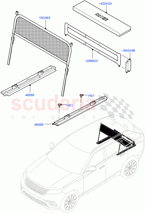 Part Diagram for Land Rover LR091490