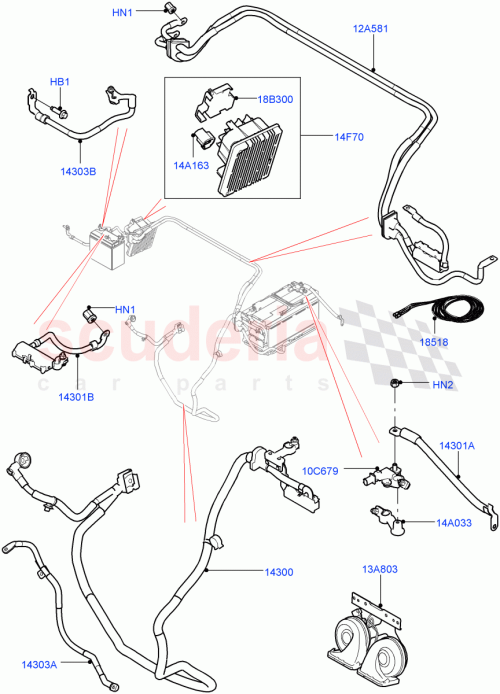 Part Diagram for Land Rover LR070092