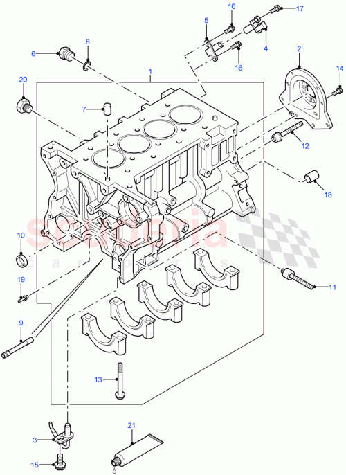 Part Diagram for Land Rover LR006737