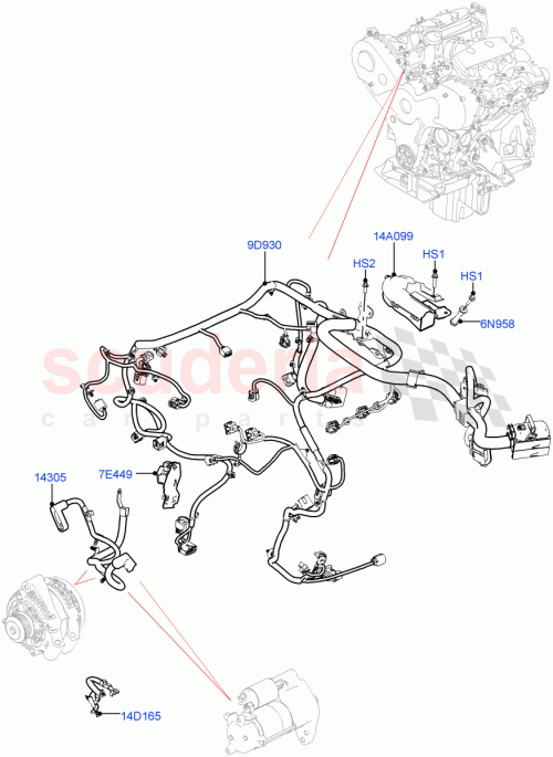 Part Diagram for Land Rover LR118757