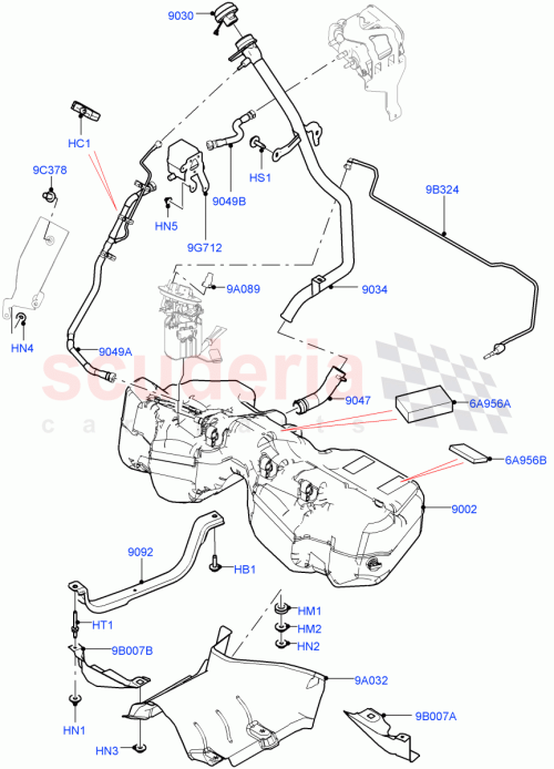 Part Diagram for Land Rover LR112852