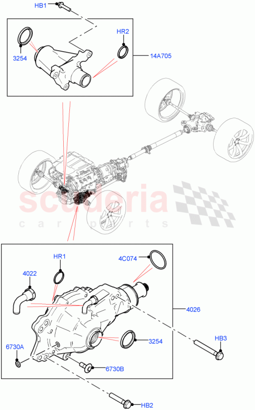 Part Diagram for Land Rover LR141867